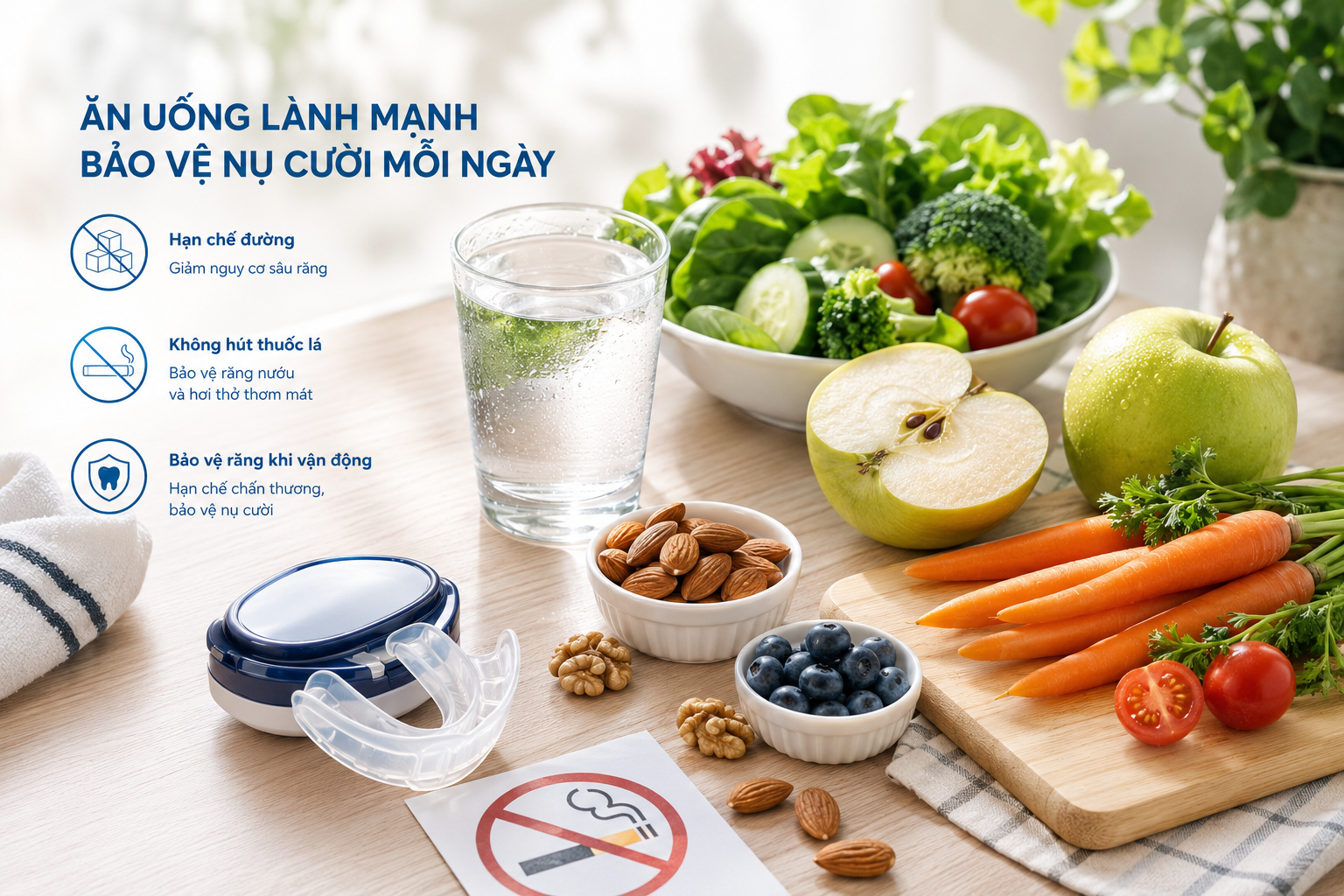 CHĂM SÓC SỨC KHOẺ RĂNG MIỆNG ĐÚNG CÁCH: NHỮNG THÓI QUEN NHỎ GIÚP BẢO VỆ NỤ CƯỜI MỖI NGÀY 3